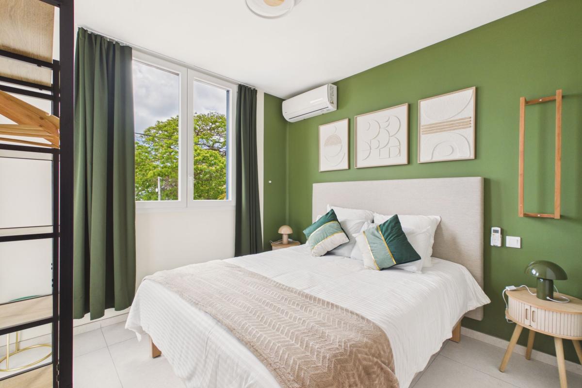 Location villa tout à pied 8 couchages Martinique -chambre étage 1